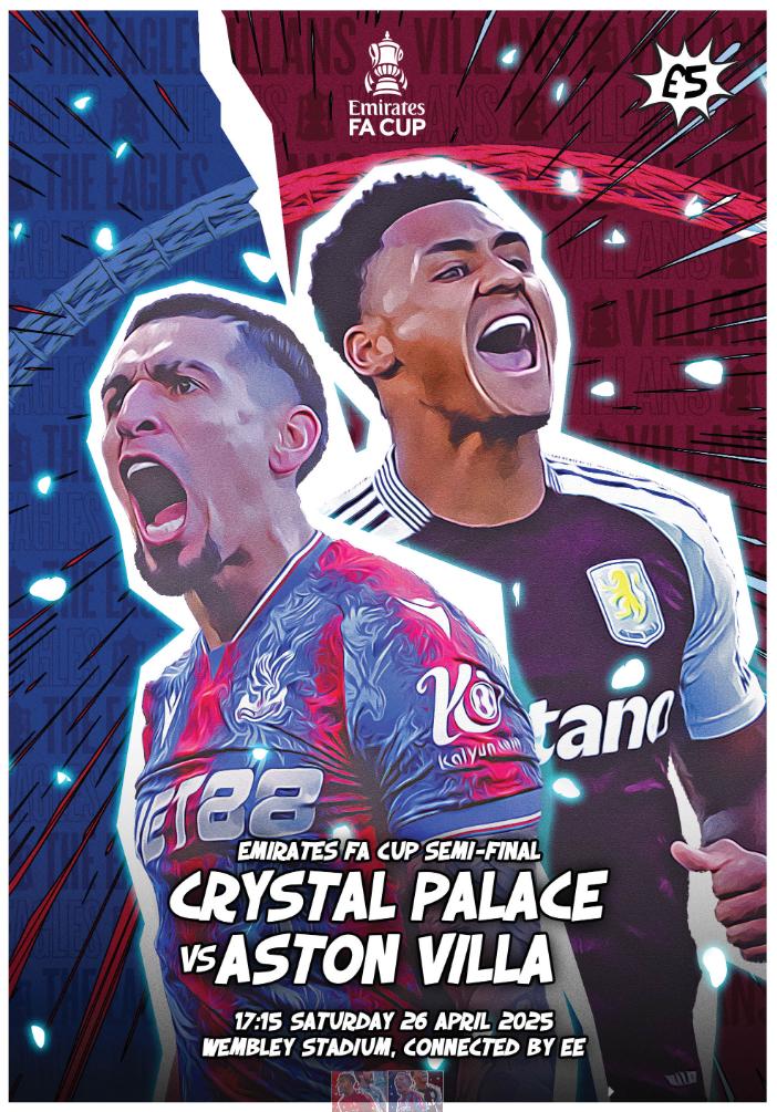 2025 FA CUP SEMI-FINAL - CRYSTAL PALACE v ASTON VILLA